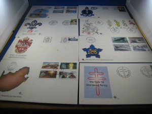 RSA   -  LOT OF 34 FDCs  -  1975 to 1984     (jprsa5)