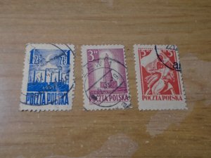 Poland  #  365-67  used