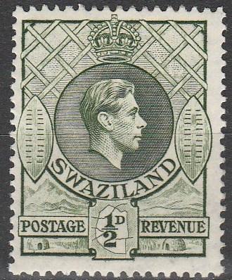 Swaziland #27  F-VF Unused (V650)