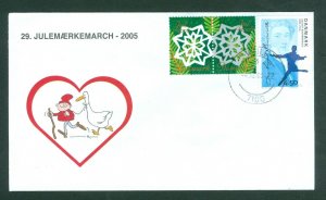 Denmark Cover. 2005. Vejle“Christmas. Seal Walk# 29. Sc#1327. H.C. Andersen.#02 