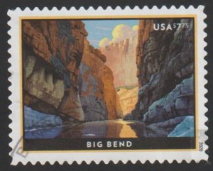 SC# 5429 ($7.75) Priority Mail Big Bend Natl Park, TX Used Single Off Paper
