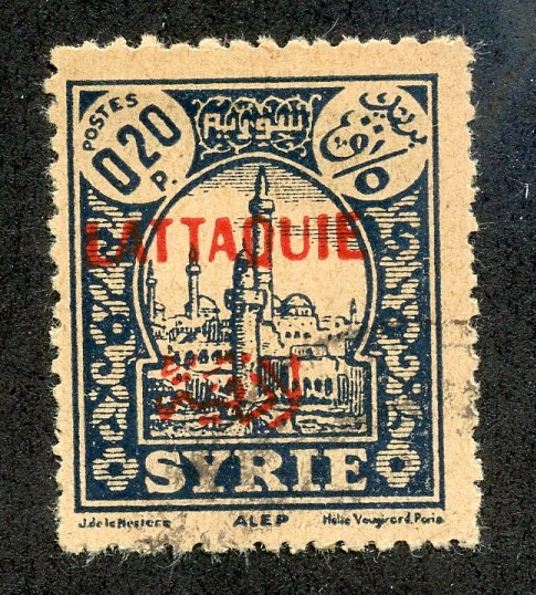 Latakia, Scott #3, Used