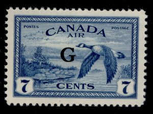 CANADA GVI SG O190, 7c blue, LH MINT. Cat £24.