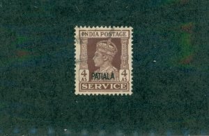 INDIA PATIALA STATE 072 USED CV $3.75 BIN $2.00