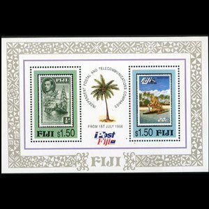 FIJI 1996 - Scott# 771 S/S Postal NH