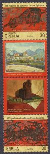 1769 - SERBIA 2022 - Petar Lubarda - Painter - Art - MNH Set + Label