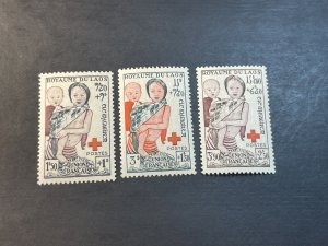 LAOS # B1-B3--MINT/HINGED---COMPLETE SET---SEMI-POSTAL---1953