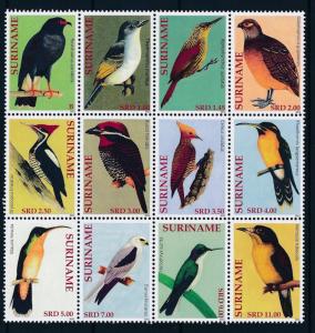 [SU1889] Suriname Surinam 2012 Birds  MNH