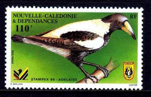 New Caledonia 1986 Bird - Adelaide Mint MNH SC 545