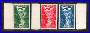 1955 - 1957 - Andorra F. - Scott n C 2 / C 4 - MNH - BH - AN- 195 - 06