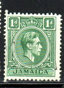 JAMAICA #149  1951  1p  KING GEORGE VI     F-VF USED