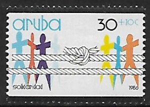 Aruba # B1 - Solidarity - Two Ropes - MNH.....{OnL24)