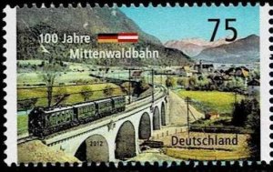 Germany 2012,Sc.#2687 MNH, Centenary of Mittenwald Railway