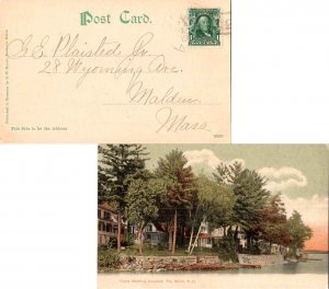 United States New Hampshire Lakeview c1907 doane 2/2  1884-1909  PPC (Camp Me...
