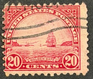 USA, 1931, SC# 698, Golden Gate, Used, VG