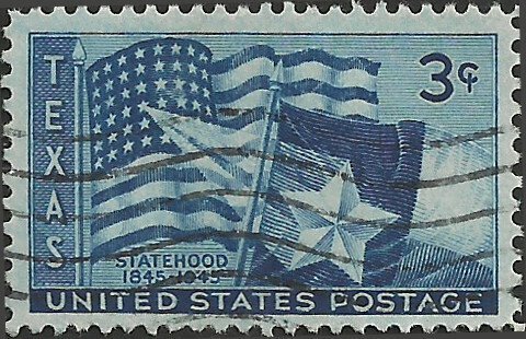 # 938 USED TEXAS STATEHOOD 100TH ANNIV.