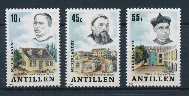[NA855] Netherlands Antilles Antillen 1986 Fathers of Tilburg MNH # 855-57