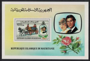 Mauritania Charles and Diana Royal Wedding MS 1981 MNH SG#MS704