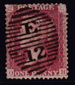 Great Britain QV 1841 Scott Nr.3   1d red brown London Cancel Close Margins FINE