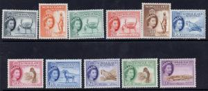 Somaliland Protectorate 128-35,7-9 MH Animals, Camel, Bird, Sheep