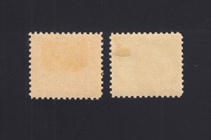 AIR MAIL: Scott #C1 & C2 6c & 16c Jenny Air Mail Stamps, Mint OG Hinged