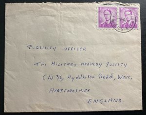 1964 Belgium Forces Military Post Office In Neheim Germany cover To England B