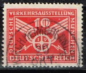 Germany 1925,Sc.#346 a used Munich Exhibition. laying watermark