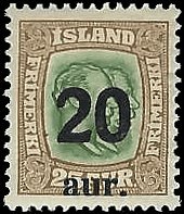 ICELAND   #133 MH (1)