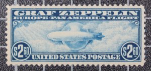 Scott C15 - $2.60 Graf Zeppelin - MNH - Nice Stamp - SCV - $850.00