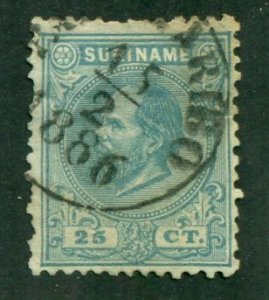 Surinam 1873 #10 U SCV (2024) = $9.75