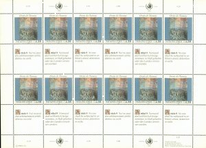 UNITED NATIONS GENEVA 193-94 SHTS- 12 MNH(HINGED IN SELVEGE) CV$20.40 BIN $11.00