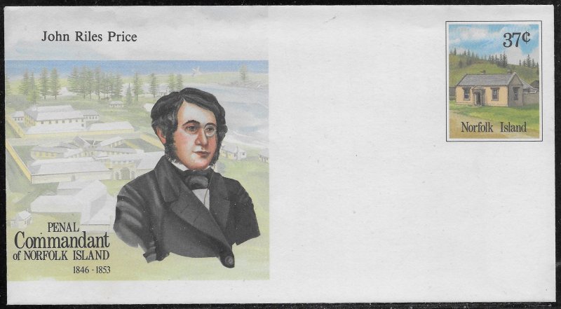 Norfolk Island 1988 Commandants Envelope Set