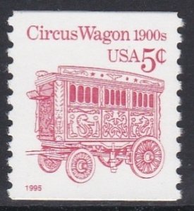 2452D Circus Wagon Coil MNH