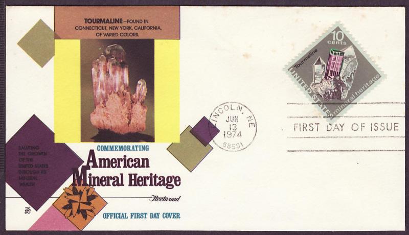1540 Mineral Heritage Fleetwood FDC