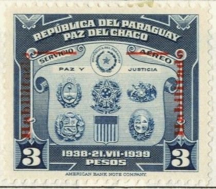 PARAGUAY - SC #389 - MINT HINGED - 1942 - PG191