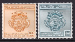 Costa Rica 313-314 MNH VF