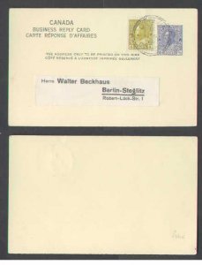 Canada cover-#7695-1/2c postal stationery P26e uprated with 4c Admiral for UPU