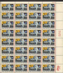 US #C76 Mint Sheet Moon Landing  