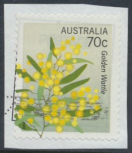 Australia SC# 4062 Flowers 2014 Used Golden Wattle details & scan