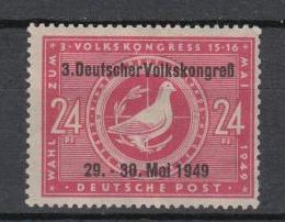 Germany - 1949 SBZ overprinted 24pf TypeII  Mi# 233 - MNH (9214)