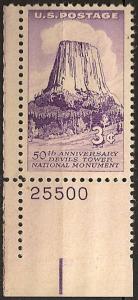 * #1084 - Devils Tower MNH * Item #10009