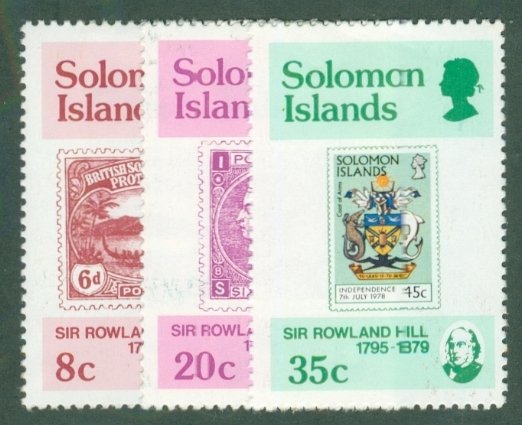 Solomon Islands 393-5 MH BIN $1.00