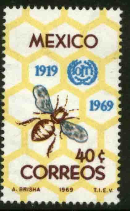 MEXICO 1006 50th Anniv of International Labor Organization