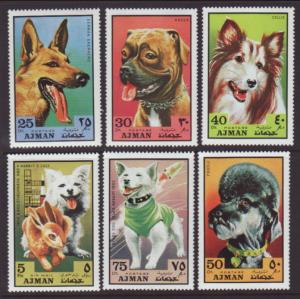 Ajman MI 203-207 Animals MNH VF