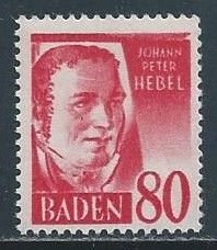 Germany #5N39 NH 80(pf) Johann Peter Hebel