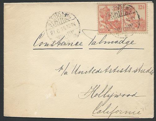NETHERLANDS INDIES 1928 cover to USA ex BANDOENG...........................52809