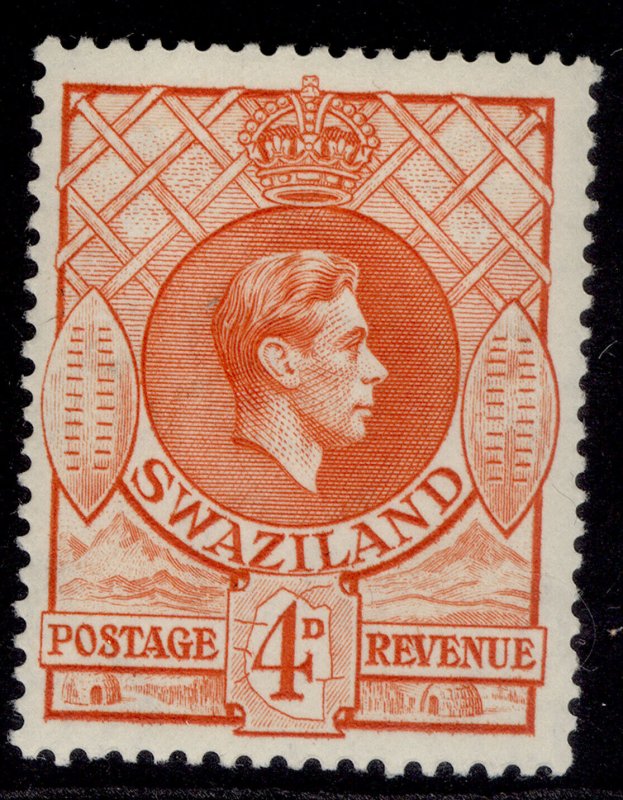 SWAZILAND GVI SG33a, 4d orange, M MINT.