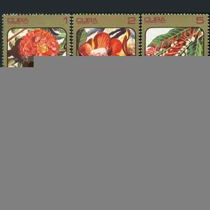 CUBA 1984 - Scott# 2687-92 Flowers Set of 6 NH