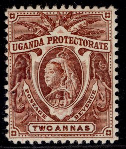 UGANDA QV SG86, 2a red-brown, M MINT. Cat £13.