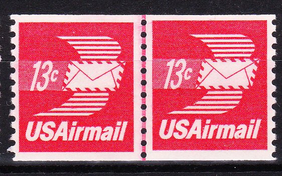 MOstamps - US Scott #C83 Mint OG NH Coil Line Pair - Lot # DS-5759